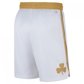 Hombre NBA Boston Celtics Pantalones 2025-26 Nike City Edition Blanco Swingman